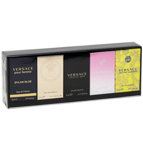 versace womens miniature set|versace 5 piece mini set.